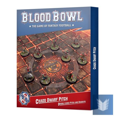 BLOOD BOWL: CHAOS DWARF TEAM PITCH & DUGOUTS