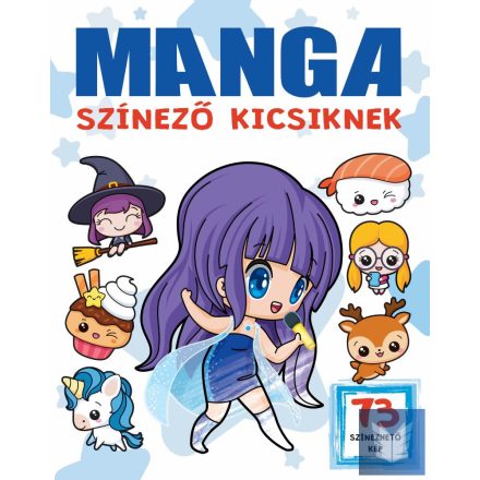 Manga színező kicsiknek