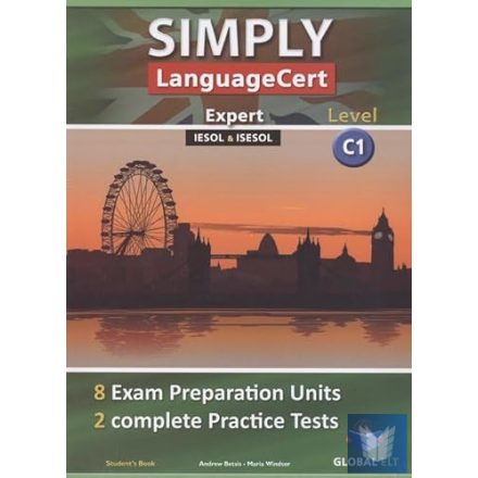 Simply LanguageCert Level C1 Self-Study Edition - 8 Exam Preparation Units & 2 C