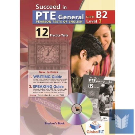 Succeed in PTE General Level 3 B2 - 12 Practice Tests - Self Study Edition (Stud