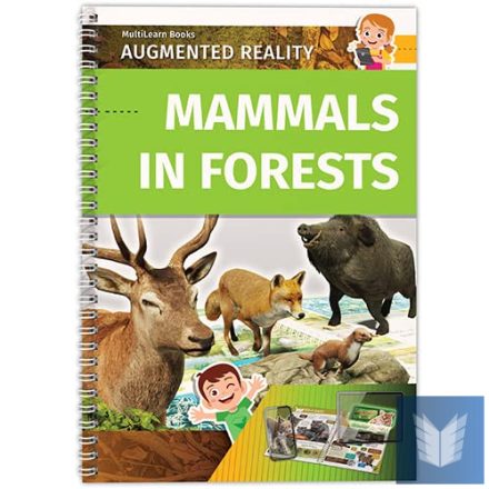 Mammals in Forests + 3D Animations App. - Multilearn books