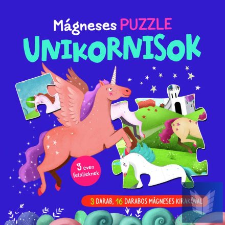 Mágneses puzzle - Unikornisok