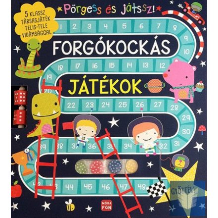 Pörgess és játssz! Forgókockás játékok - 5 klassz társasjáték telis-tele vidámsá