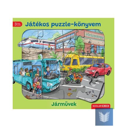 Játékos puzzle-könyvem: Járművek