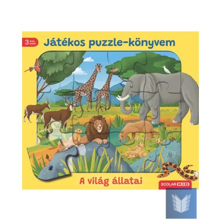 Játékos puzzle-könyvem: A világ állatai