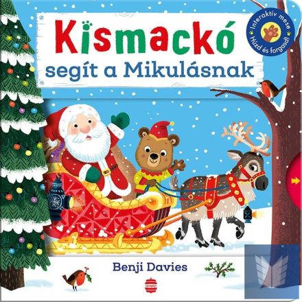 Kismackó segít a Mikulásnak