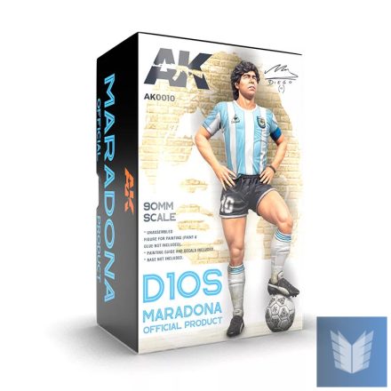 MARADONA RESIN FIGURE. 90MM SCALE