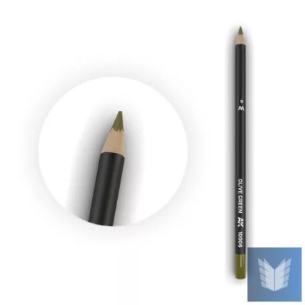 Weathering pencils - Watercolor Pencil Olive Green