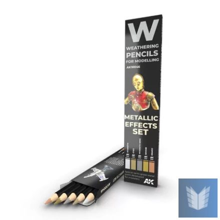 Weathering pencils - WATERCOLOR PENCIL SET METALLICS