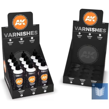 Varnish - VARNISHES DISPLAY (3 ref x 4 units) 3Ş Generación