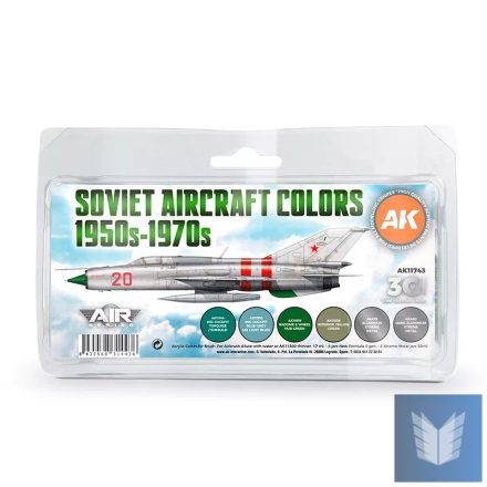 Aircraft Sets - Soviet Aircraft Colors 1950s-1970s SET 3G