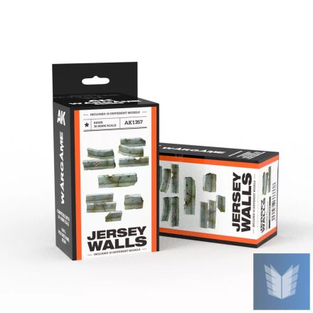 WARGAME - JERSEY WALLS SET (RESIN 30-35MM)