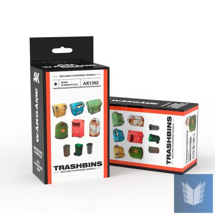 TRASHBINS SCENOGRAPHY WARGAME SET (30-35MM)