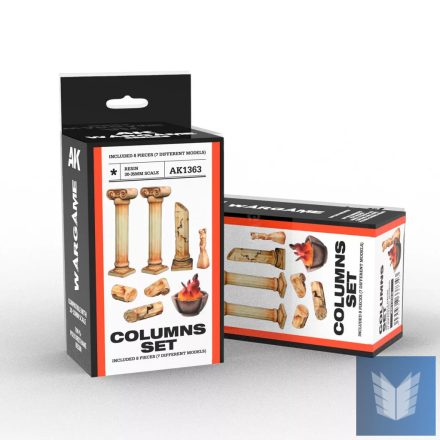 Columns Set Wargame (Resin 30-35mm)