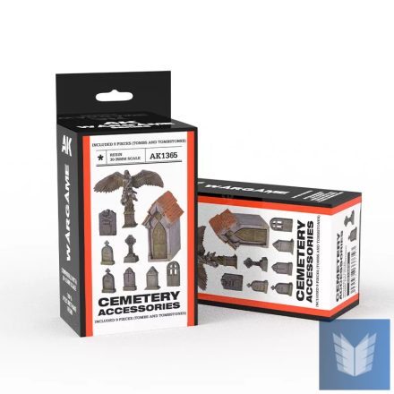 Wargame - Cemetery Accesories Wargame Set (Resin 30-35mm)