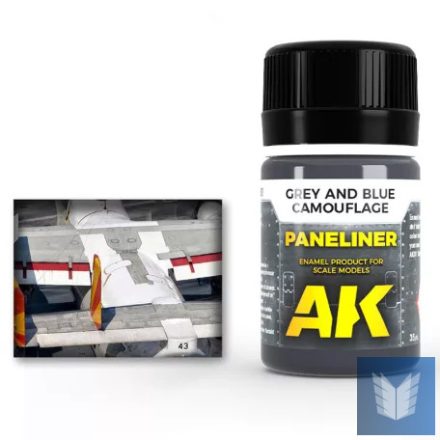 AIR Weathering products - Paneliner for grey and blue camouflage 35ml