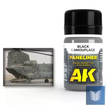 AIR Weathering products - Paneliner for black camouflage 35ml