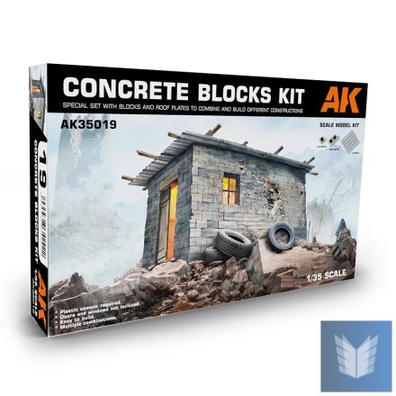 Scale Models - Concrete Blocks Kit 1/35 Scale