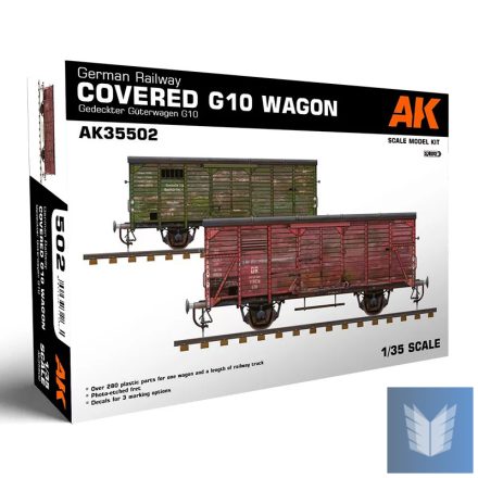 Scale Models - GERMAN RAILWAY COVERED G10 WAGON GEDECKTER GÜTERWAGEN G10 1/35