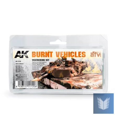 Weathering SETS - BURNT VEHICLES SET