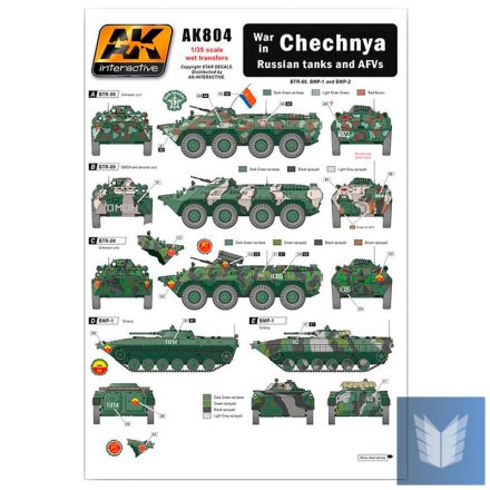 WET Transfers - CHECHNYA War in Russian tanks and AFVs