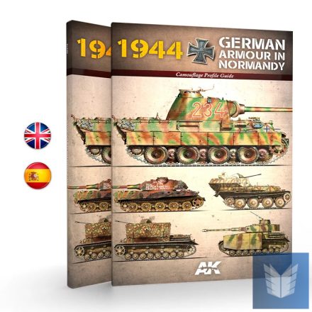 Book - 1944 GERMAN ARMOUR IN NORMANDY Camouflage Profile Guide - EN