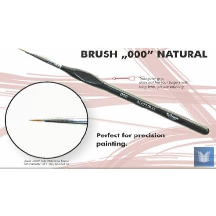 Brush - Natural Size 000