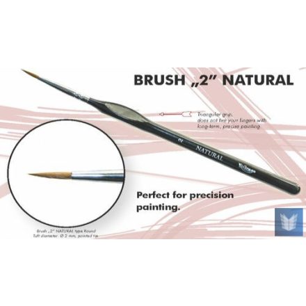 Brush - Natural Size 2