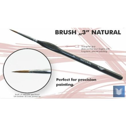 Brush - Natural Size 3