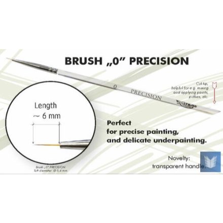 Brush - Precision Kolinsky Size 0