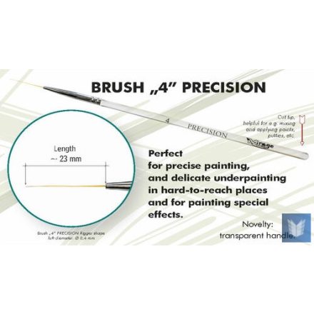 Brush - Precision Kolinsky Size 4