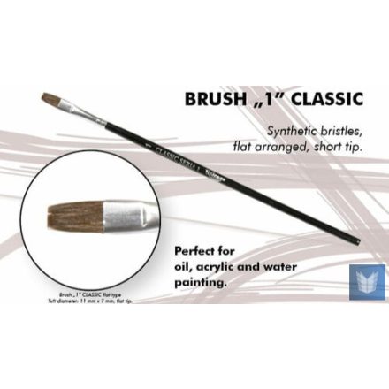 Brush - Flat High Quality Classic Series „1”  Size 1