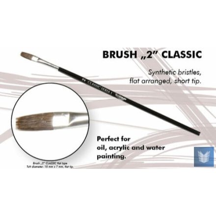 Brush - Flat High Quality Classic Series „1”  Size 2