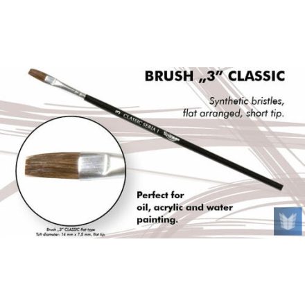 Brush - Flat High Quality Classic Series „1”  Size 3