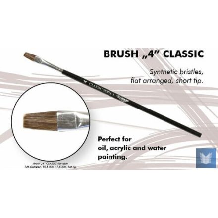 Brush - Flat High Quality Classic Series „1”  Size 4