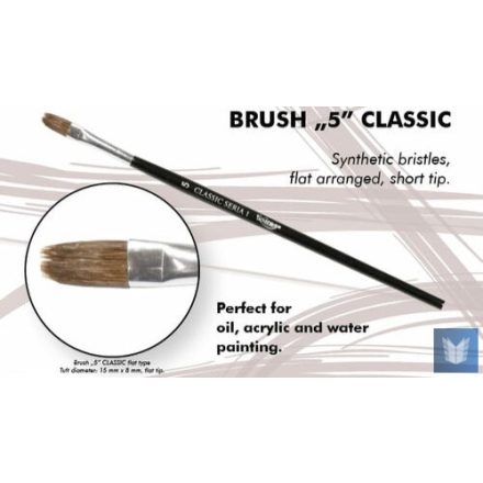 Brush - Flat High Quality Classic Series „1”  Size 5
