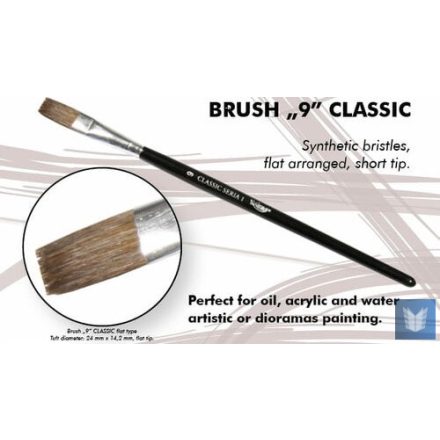 Brush - Flat High Quality Classic Series „1”  Size 9
