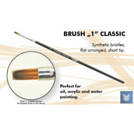 Brush - Flat High Quality Classic Series „2”  Size 1