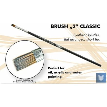 Brush - Flat High Quality Classic Series „2”  Size 2