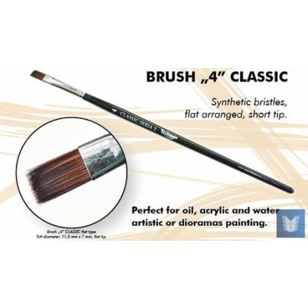 Brush - Flat High Quality Classic Series „2”  Size 4