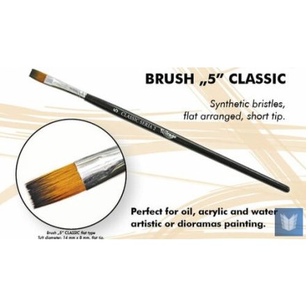Brush - Flat High Quality Classic Series „2”  Size 5