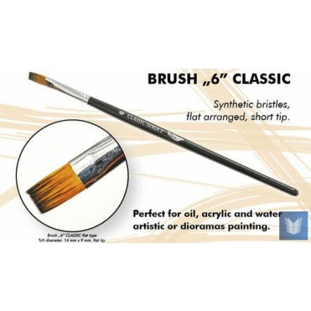 Brush - Flat High Quality Classic Series „2”  Size 6