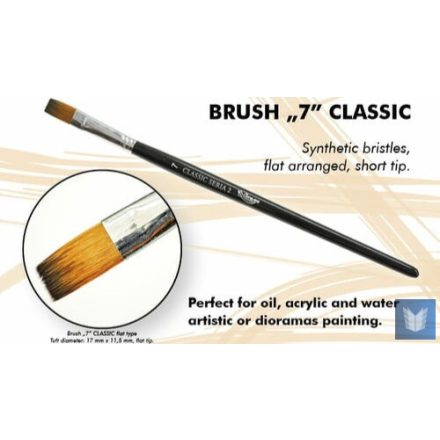 Brush - Flat High Quality Classic Series „2”  Size 7