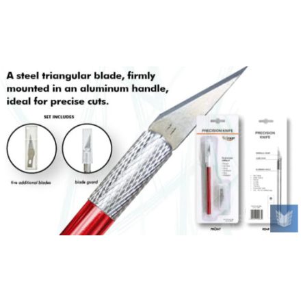 Tools - Precision Knife +  5 Blades (Red)