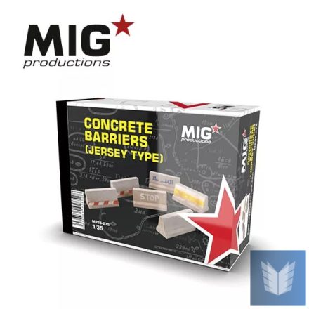 Resins - CONCRETE BARRIERS (JERSEY TYPE) 1:35