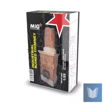 Resins - INDUSTRIAL RUINED CHIMNEY 1:35