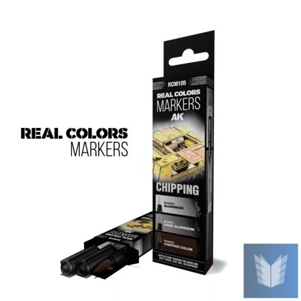 CHIPPING - SET 3 REAL COLORS MARKERS