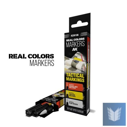 TACTICAL MARKINGS - SET 3 REAL COLORS MARKERS