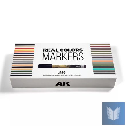 SPECIAL BOX REAL COLORS MARKERS - 34 units