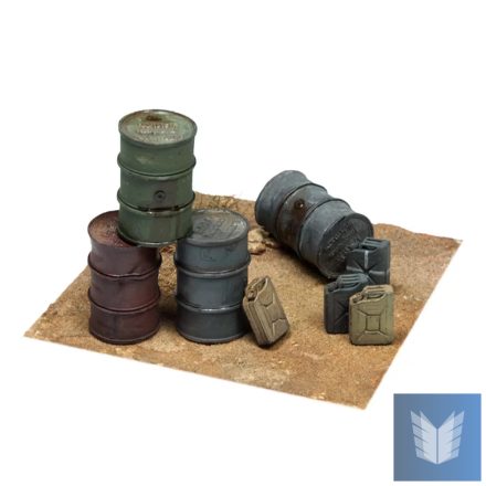 GERMAN SUPPLIES - FUEL DRUMS AND JERRYCANS